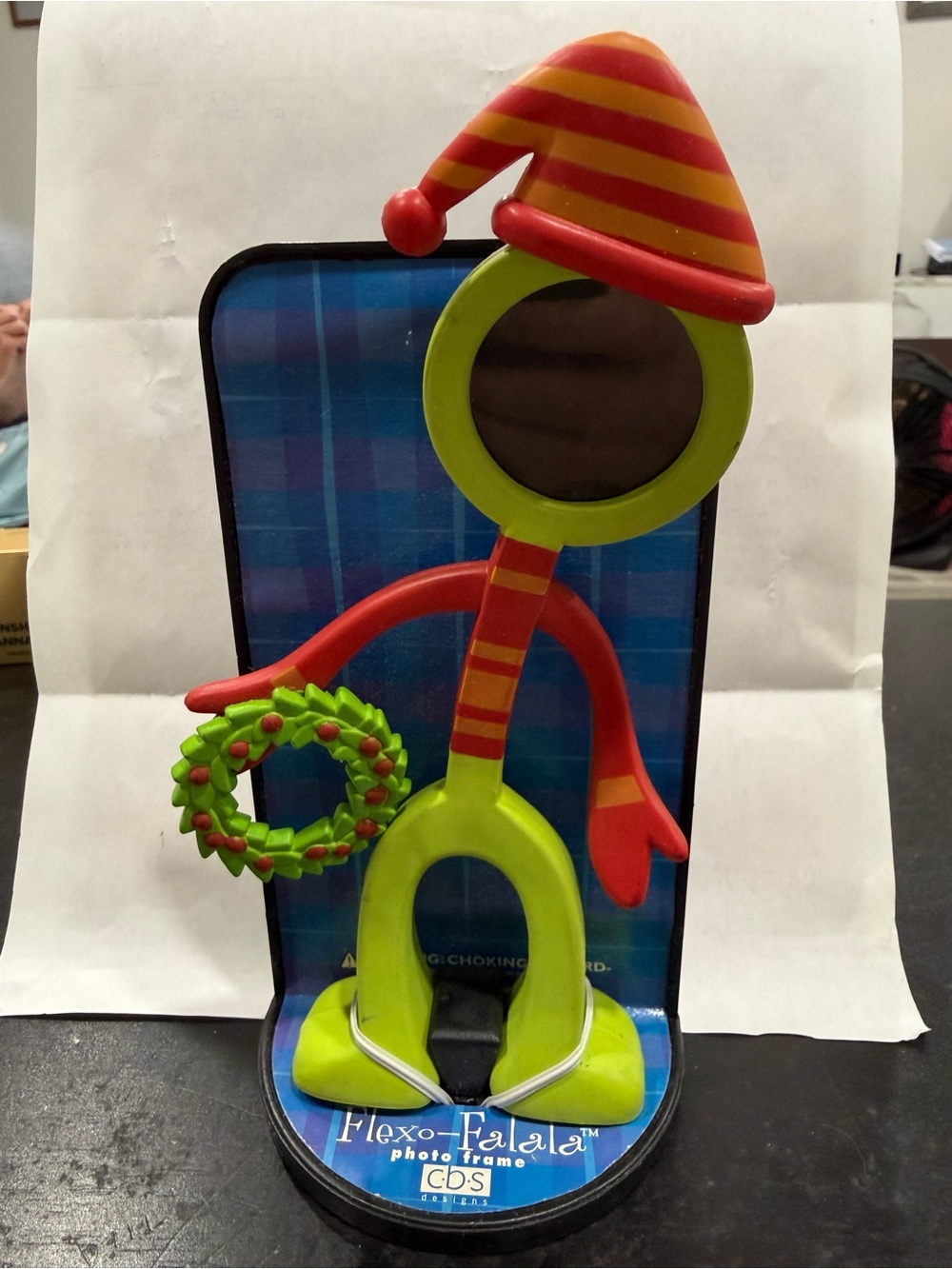 Flexo Buddies Falala Christmas Photo Frame 1999 Kringleboy New Rare